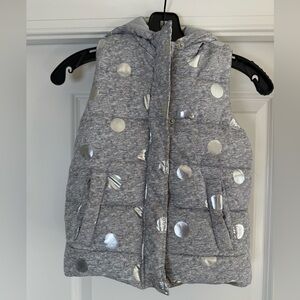 Seed Heritage Gray Kids Vest with Silver Dots